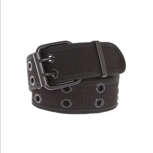 Two-Row Black Grommet Belt